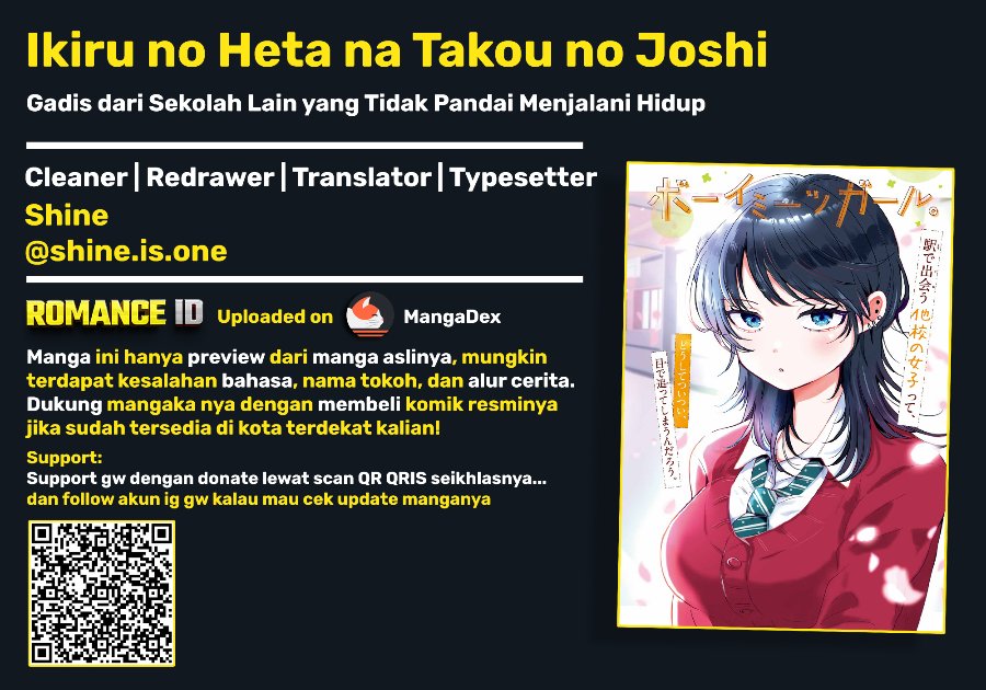 Baca Ikiru no Hetana Takou no Joshi Chapter 3 Bahasa Indonesia page 6