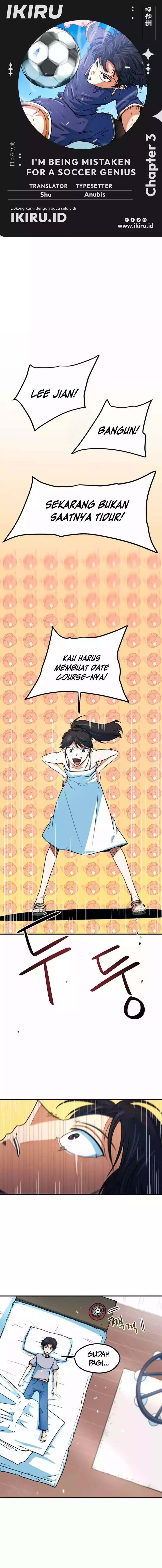 Baca Im Being Misunderstood as a Soccer Genius - Chapter 3 halaman 1