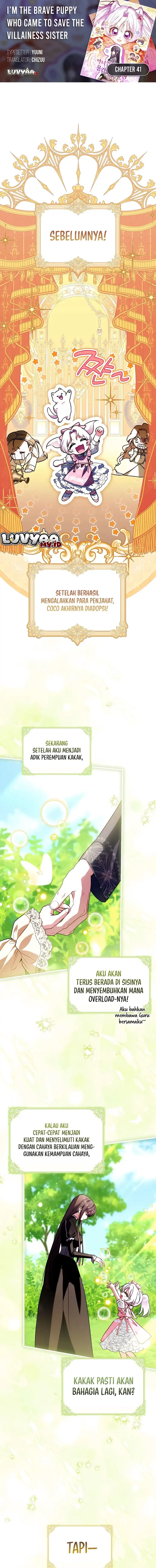 Baca I’m the Brave Puppy That Will Save the Villainess Chapter 41 Bahasa Indonesia page 6