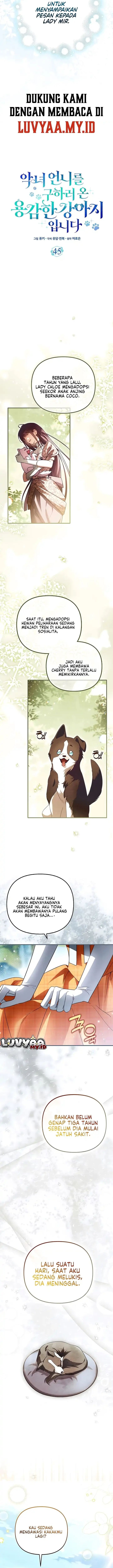 Baca I’m the Brave Puppy That Will Save the Villainess Chapter 45 Bahasa Indonesia page 12