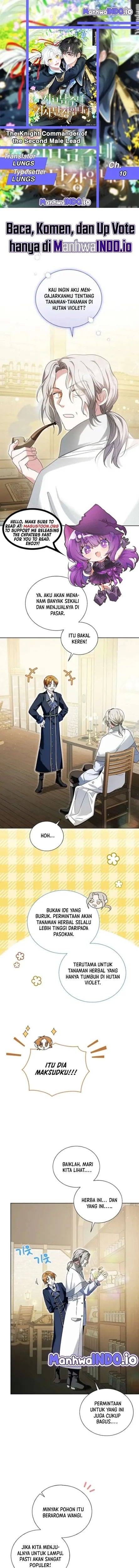 Baca I’m the Commander of the Second Male Lead’s Knights - Chapter 10 halaman 1
