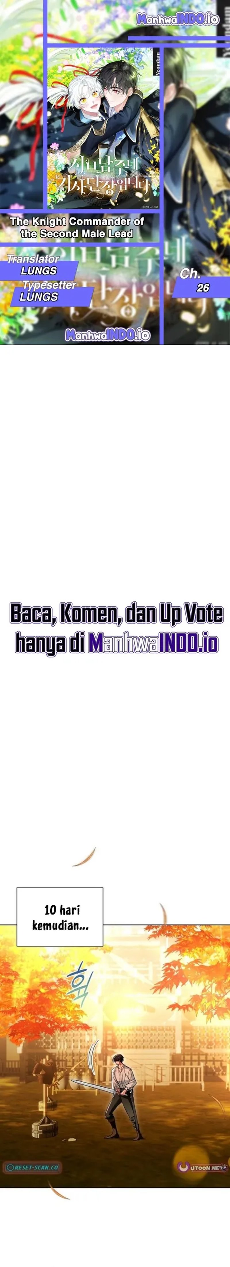 Baca I’m the Commander of the Second Male Lead’s Knights - Chapter 26 halaman 1
