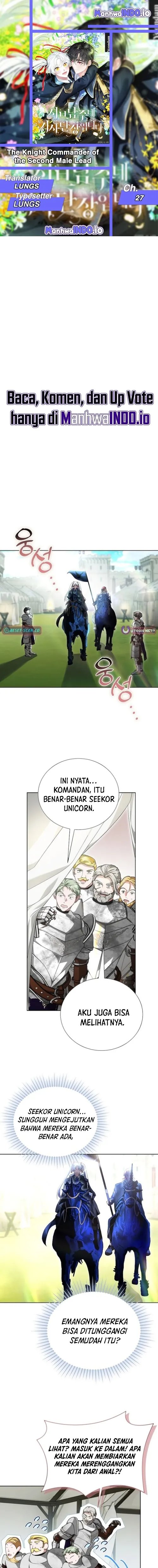 Baca I’m the Commander of the Second Male Lead’s Knights - Chapter 27 halaman 1