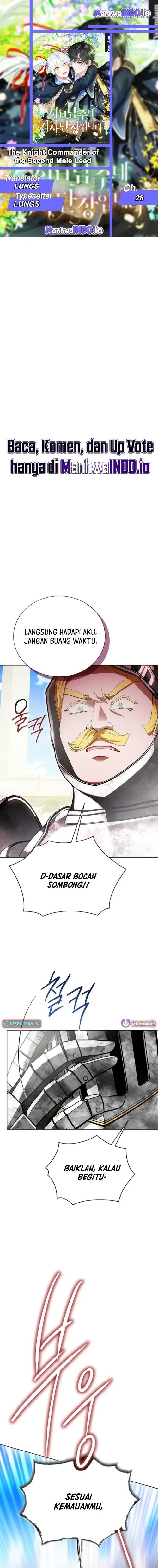 Baca I’m the Commander of the Second Male Lead’s Knights - Chapter 28 halaman 1