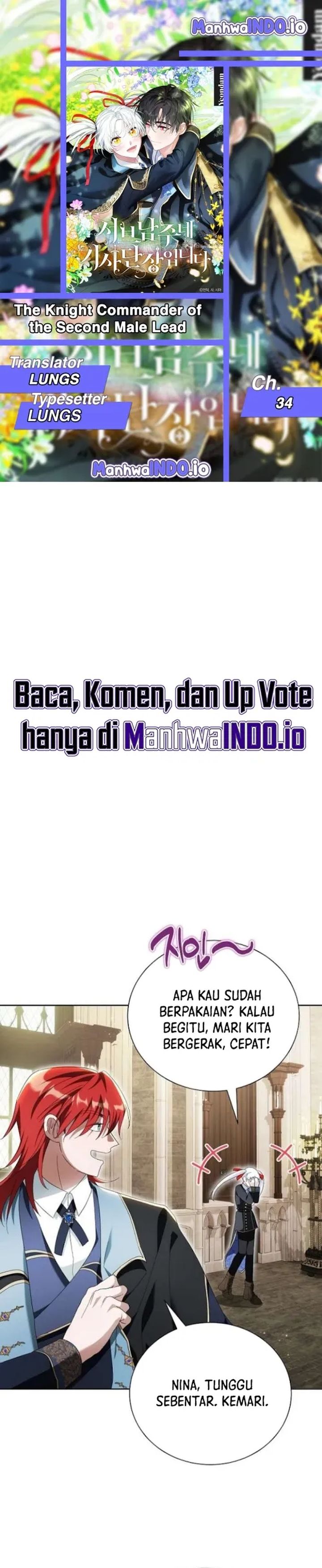 Baca I’m the Commander of the Second Male Lead’s Knights - Chapter 34 halaman 1