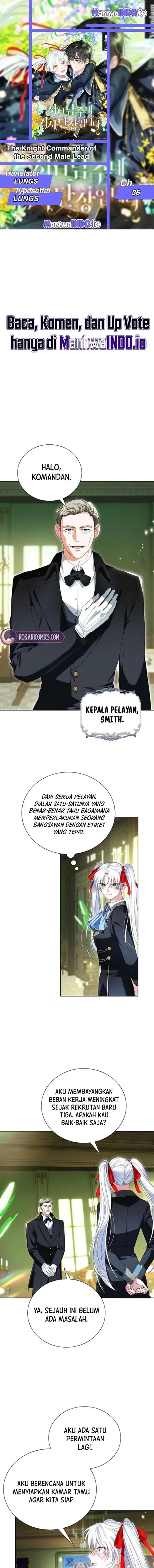 Baca I’m the Commander of the Second Male Lead’s Knights - Chapter 36 halaman 1