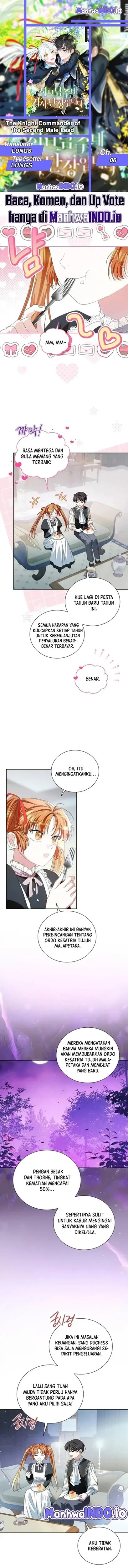 Baca I’m the Commander of the Second Male Lead’s Knights - Chapter 6 halaman 1
