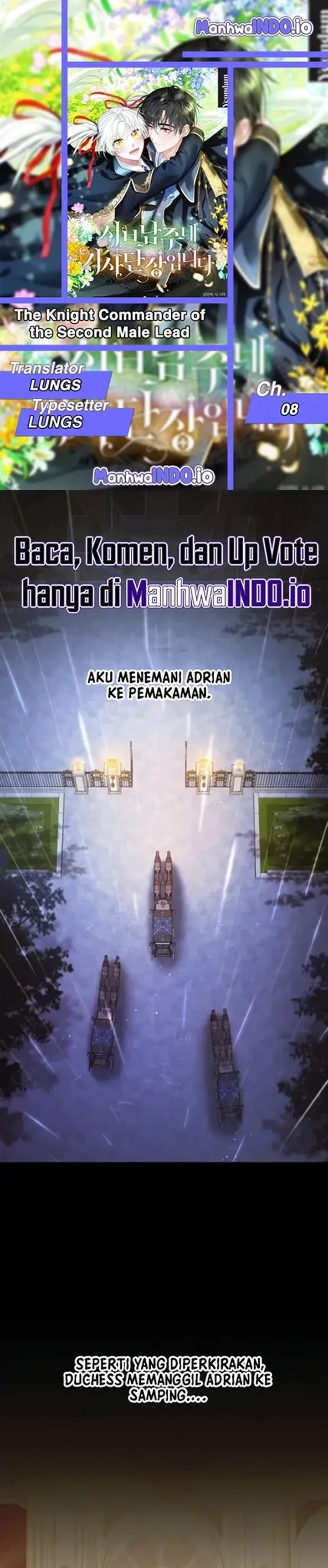 Baca I’m the Commander of the Second Male Lead’s Knights - Chapter 8 halaman 1