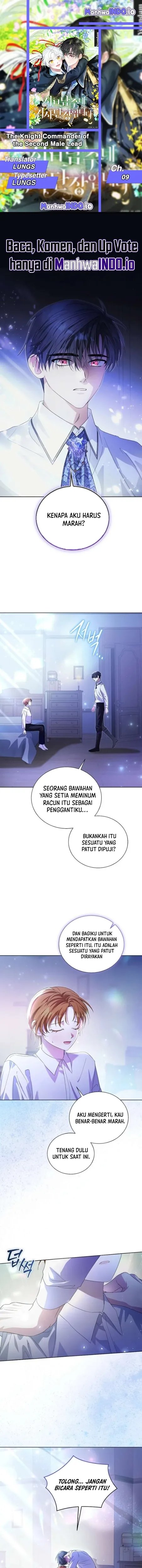 Baca I’m the Commander of the Second Male Lead’s Knights - Chapter 9 halaman 1