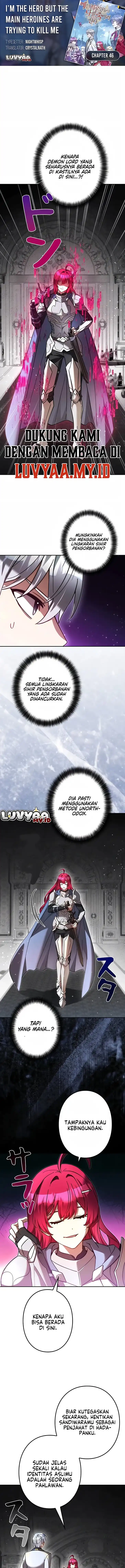 Baca Im the Hero but the Main Heroines Are Trying to Kill Me - Chapter 46 halaman 1