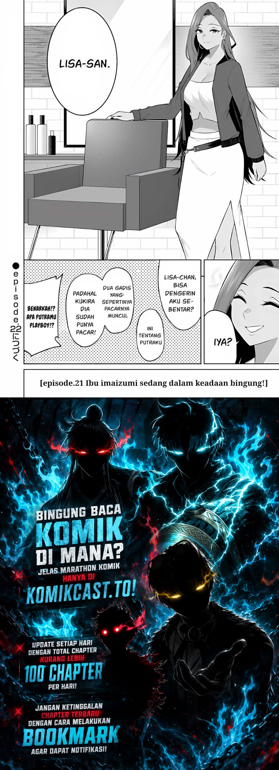 Baca Imaizumin Chi wa Douyara Gal no Tamariba ni Natteru Rashii ~DEEP~ - Chapter 21 halaman 43