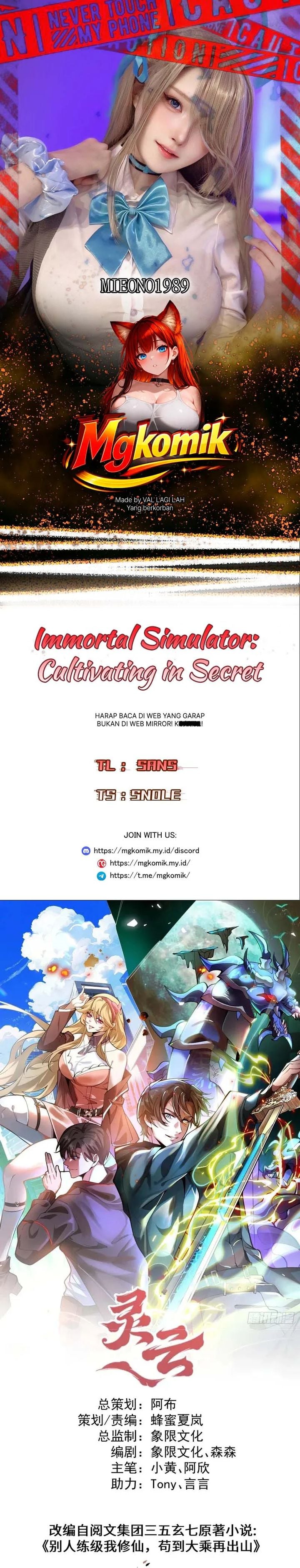 Baca Immortal Simulator: Cultivating in Secret - Chapter 59 halaman 1