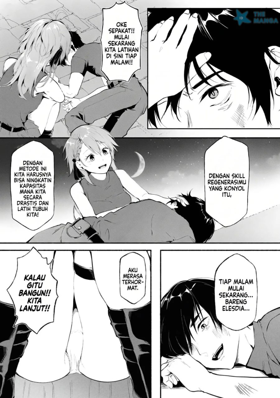 Baca Ippan Heishi ga Tensei Tokuten ni "Mugen Saisei" wo Moratta Kekka, Amata no Bijo ni Nerawareta - Chapter 1 halaman 35