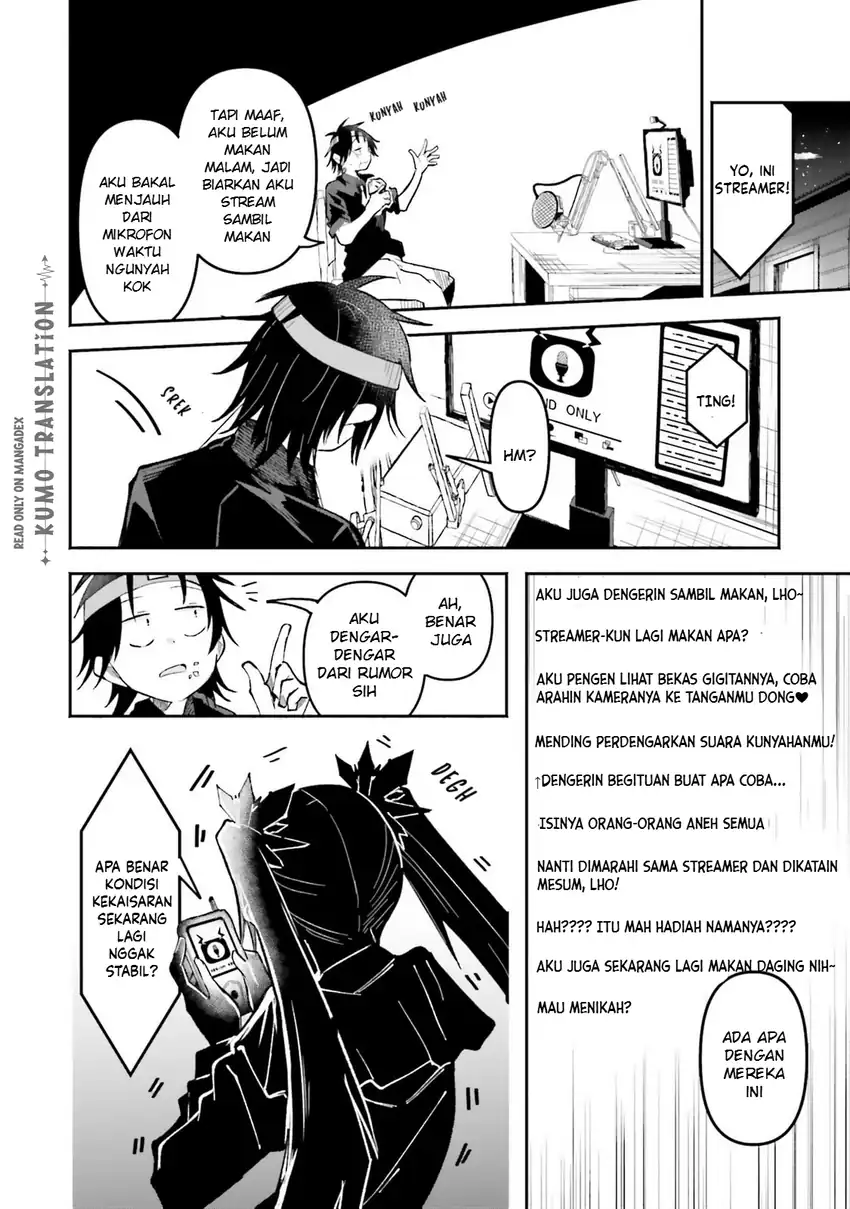 Baca Isekai de Haishin Katsudou wo Shitara Tairyou no Yandere Shinja wo Umidashite Shimatta Ken - Chapter 54 halaman 11