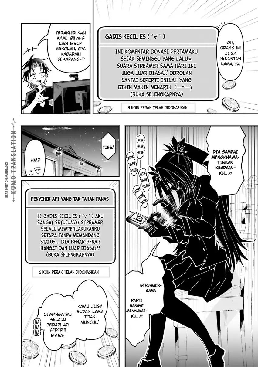 Baca Isekai de Haishin Katsudou wo Shitara Tairyou no Yandere Shinja wo Umidashite Shimatta Ken - Chapter 54 halaman 3