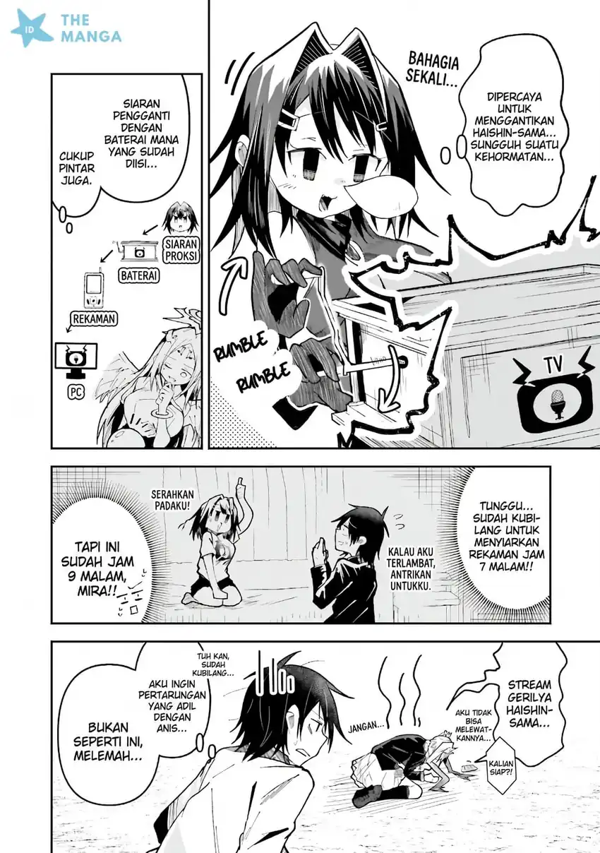 Baca Isekai de Haishin Katsudou wo Shitara Tairyou no Yandere Shinja wo Umidashite Shimatta Ken - Chapter 57 halaman 9