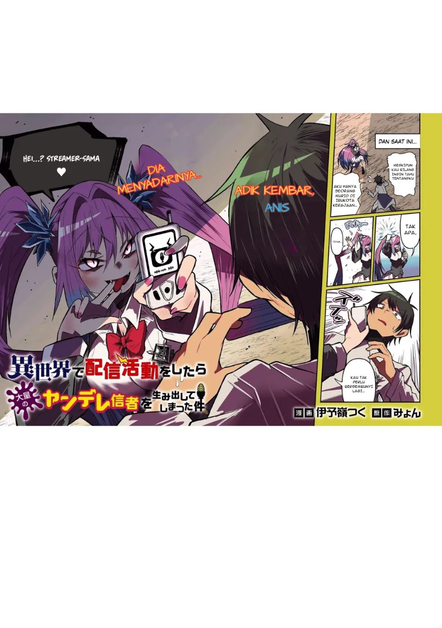 Isekai de Haishin Katsudou wo Shitara Tairyou no Yandere Shinja wo Umidashite Shimatta Ken Chapter 58 - Page 3