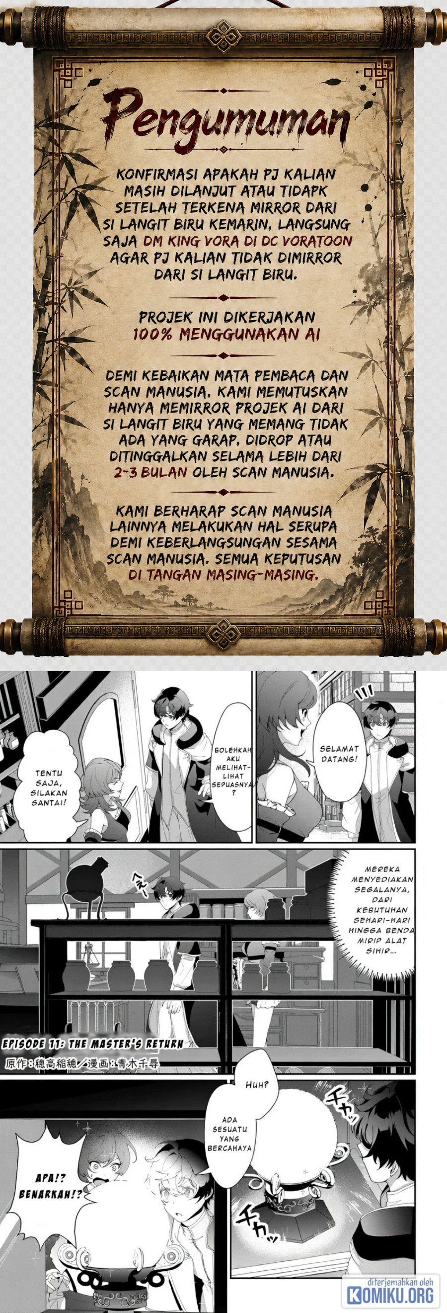 Baca Isekai de Mizu no Dai Seirei Yattemasu Chapter 11 Bahasa Indonesia page 6