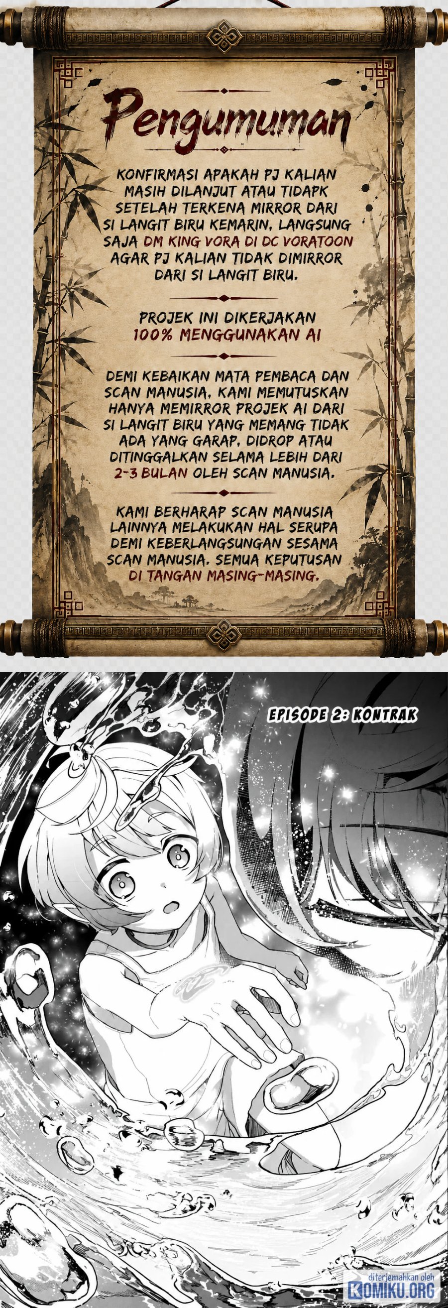 Baca Isekai de Mizu no Dai Seirei Yattemasu Chapter 2 Bahasa Indonesia page 6