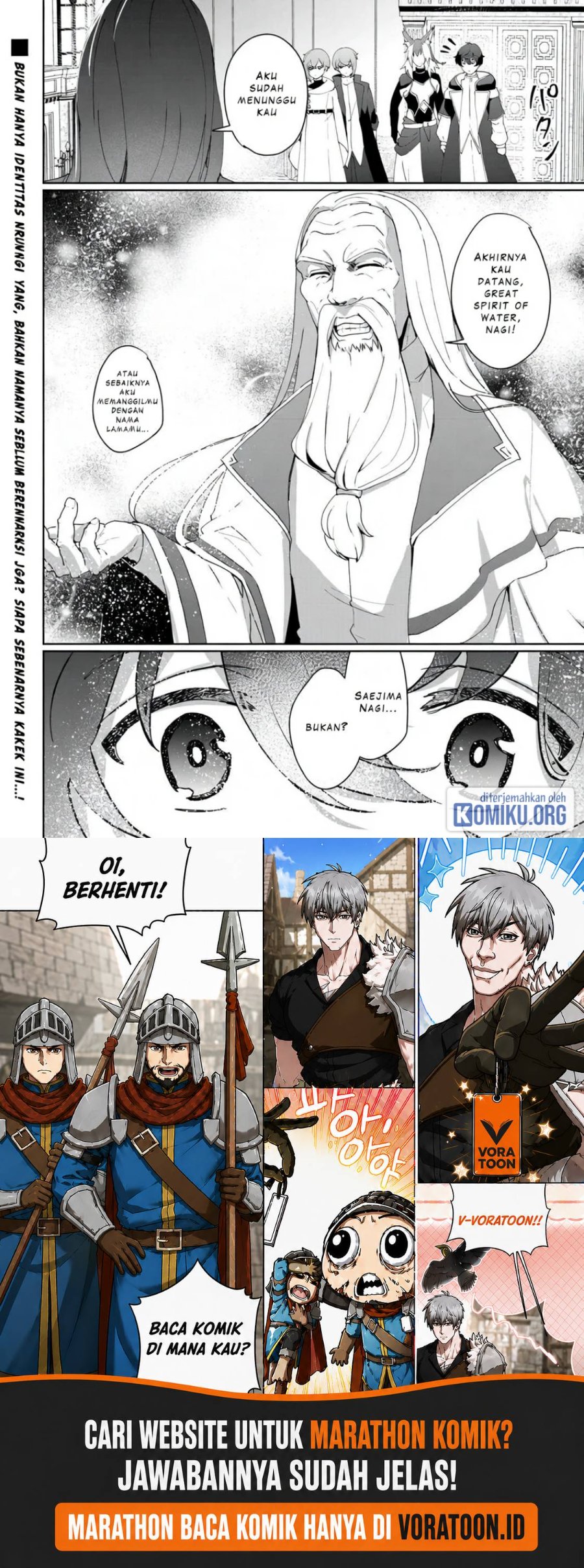 Baca Isekai de Mizu no Dai Seirei Yattemasu Chapter 7 Bahasa Indonesia page 56