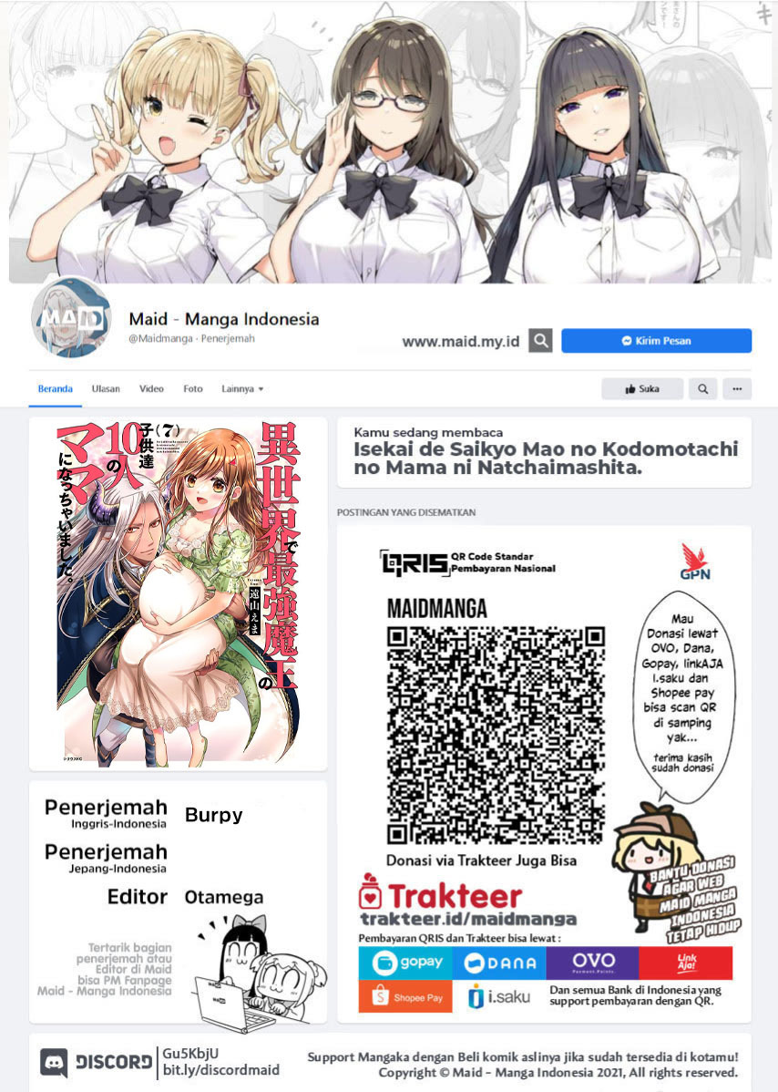 Baca Isekai de Saikyo Mao no Kodomotachi no Mama ni Natchaimashita - Chapter 29.5 halaman 2