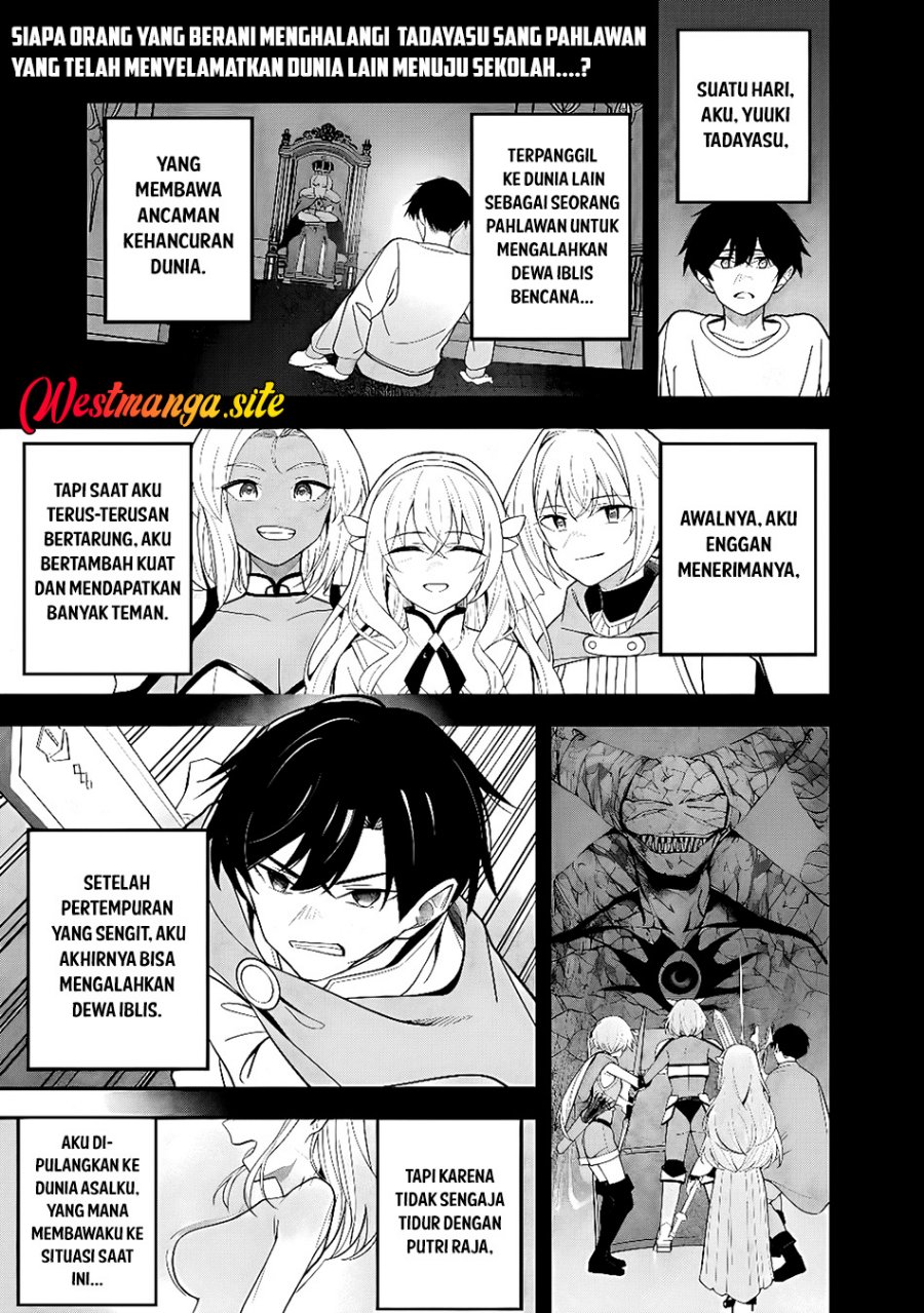 Isekai-gaeri no Eiyuu wa Seiteki Miryoku Mo Tsuyosugiru Node, Hatsujou Hiroin Zen'in o Yokubou no Mama Daite Iku Chapter 1 - Page 2