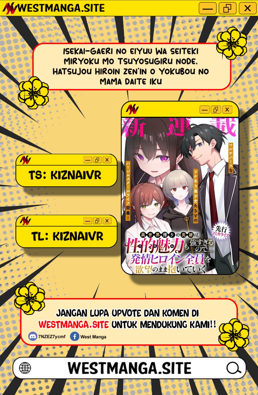 Isekai-gaeri no Eiyuu wa Seiteki Miryoku Mo Tsuyosugiru Node, Hatsujou Hiroin Zen'in o Yokubou no Mama Daite Iku Chapter 2 - Page 1