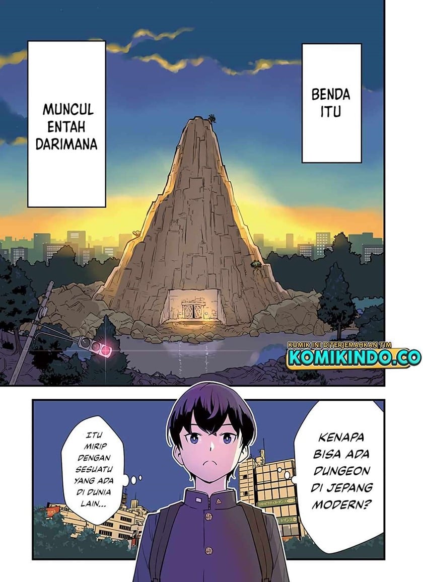 Baca Isekai-gaeri no Yuusha wa, Dungeon ga Shutsugen Shita Genjitsu Sekai de, Influencer ni Natte Kane o Kasegimasu! - Chapter 1.1 halaman 2