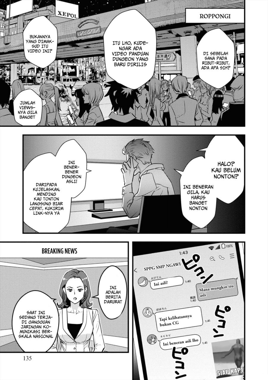 Baca Isekai-gaeri no Yuusha wa, Dungeon ga Shutsugen Shita Genjitsu Sekai de, Influencer ni Natte Kane o Kasegimasu! - Chapter 7 halaman 13