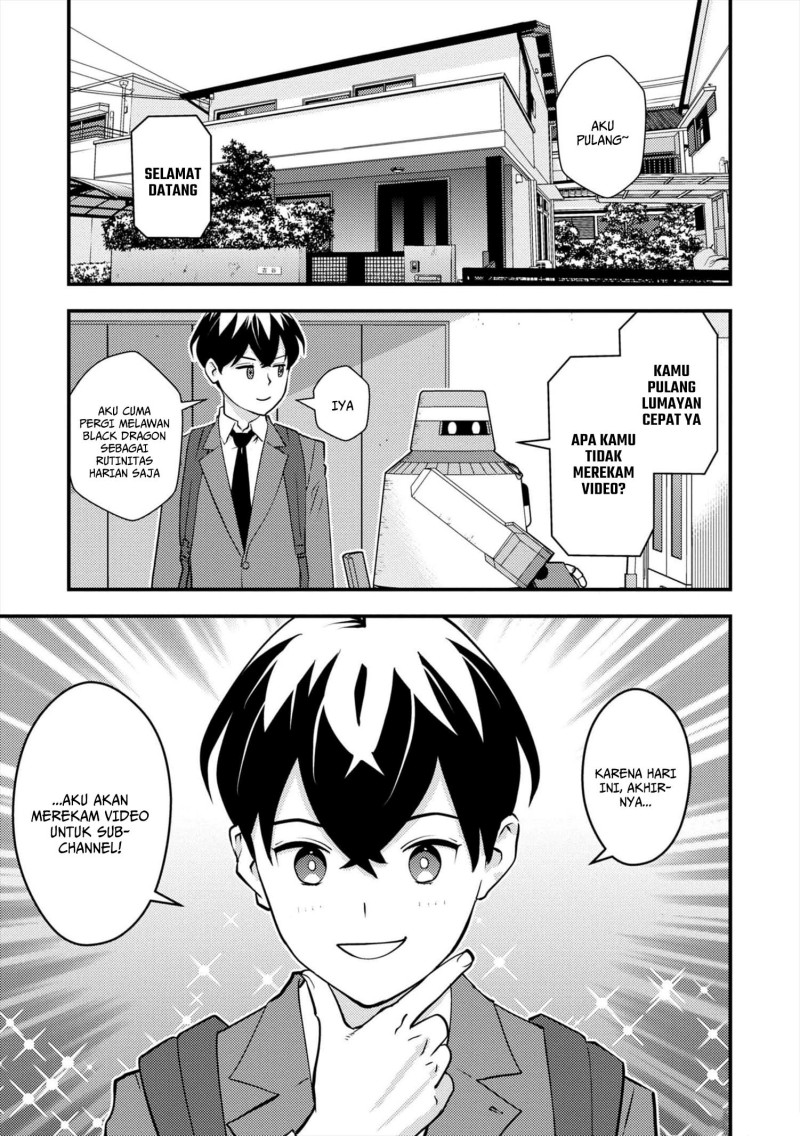 Baca Isekai-gaeri no Yuusha wa, Dungeon ga Shutsugen Shita Genjitsu Sekai de, Influencer ni Natte Kane o Kasegimasu! - Chapter 9 halaman 33