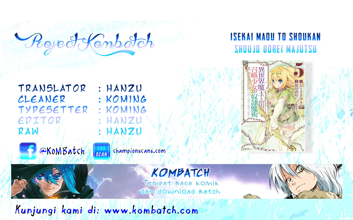 Baca Isekai Maou to Shoukan Shoujo Dorei Majutsu - Chapter 21.1 halaman 1