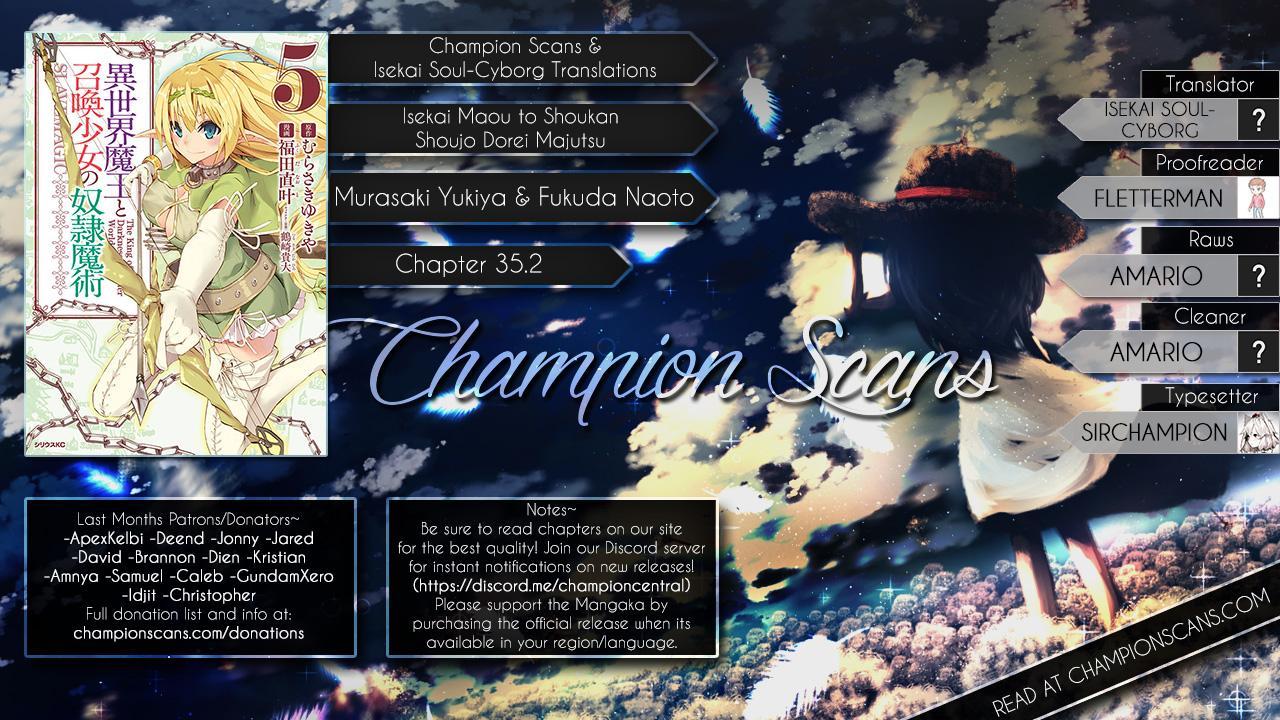 Baca Isekai Maou to Shoukan Shoujo Dorei Majutsu - Chapter 35 halaman 24