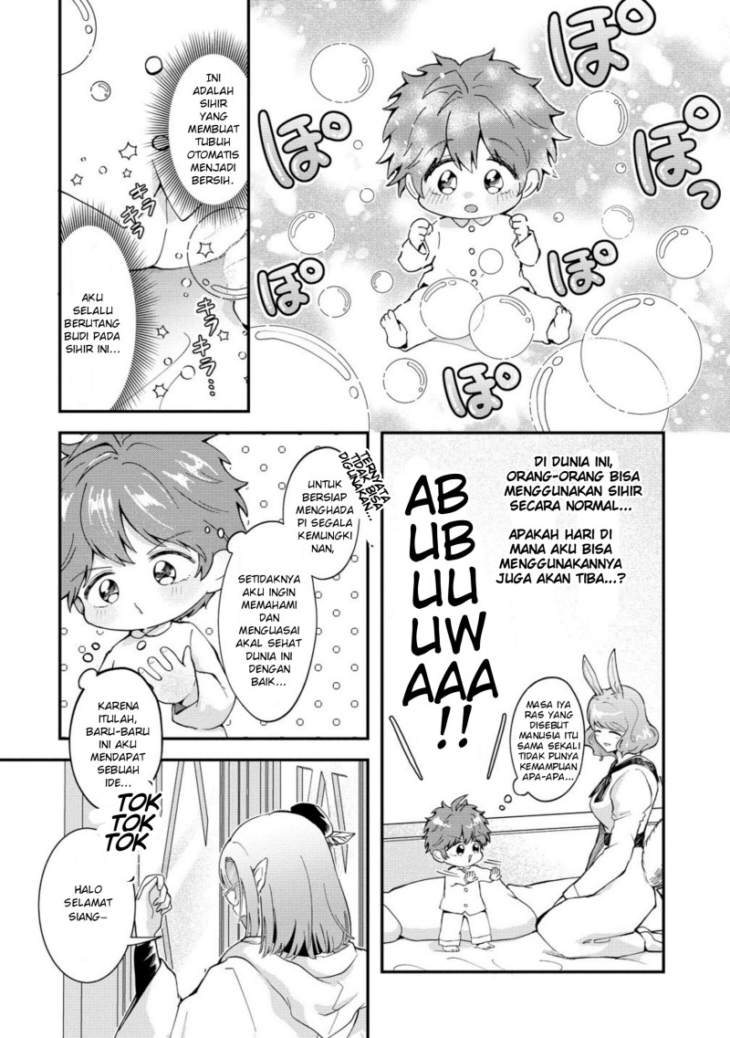 Baca Isekai no Joushiki wa Muzukashii: Kishou de Saijaku na Hitozoku ni Tensei Shita Kedo Butsuri Igai de Saikyou ni Nari Sou Desu Chapter 3.1 Bahasa Indonesia page 16