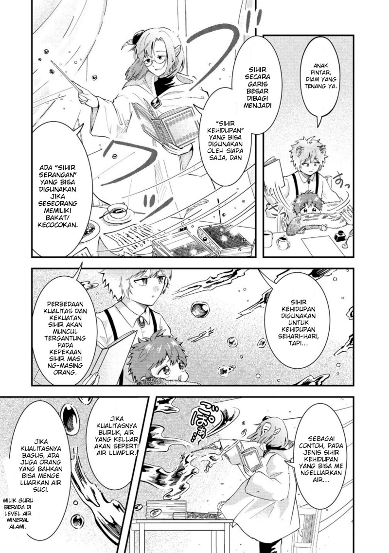Baca Isekai no Joushiki wa Muzukashii: Kishou de Saijaku na Hitozoku ni Tensei Shita Kedo Butsuri Igai de Saikyou ni Nari Sou Desu Chapter 3.1 Bahasa Indonesia page 20