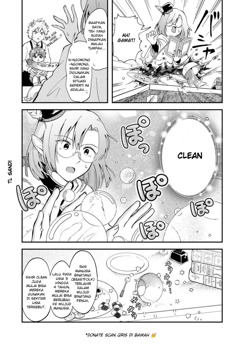 Baca Isekai no Joushiki wa Muzukashii: Kishou de Saijaku na Hitozoku ni Tensei Shita Kedo Butsuri Igai de Saikyou ni Nari Sou Desu Chapter 3.1 Bahasa Indonesia page 22