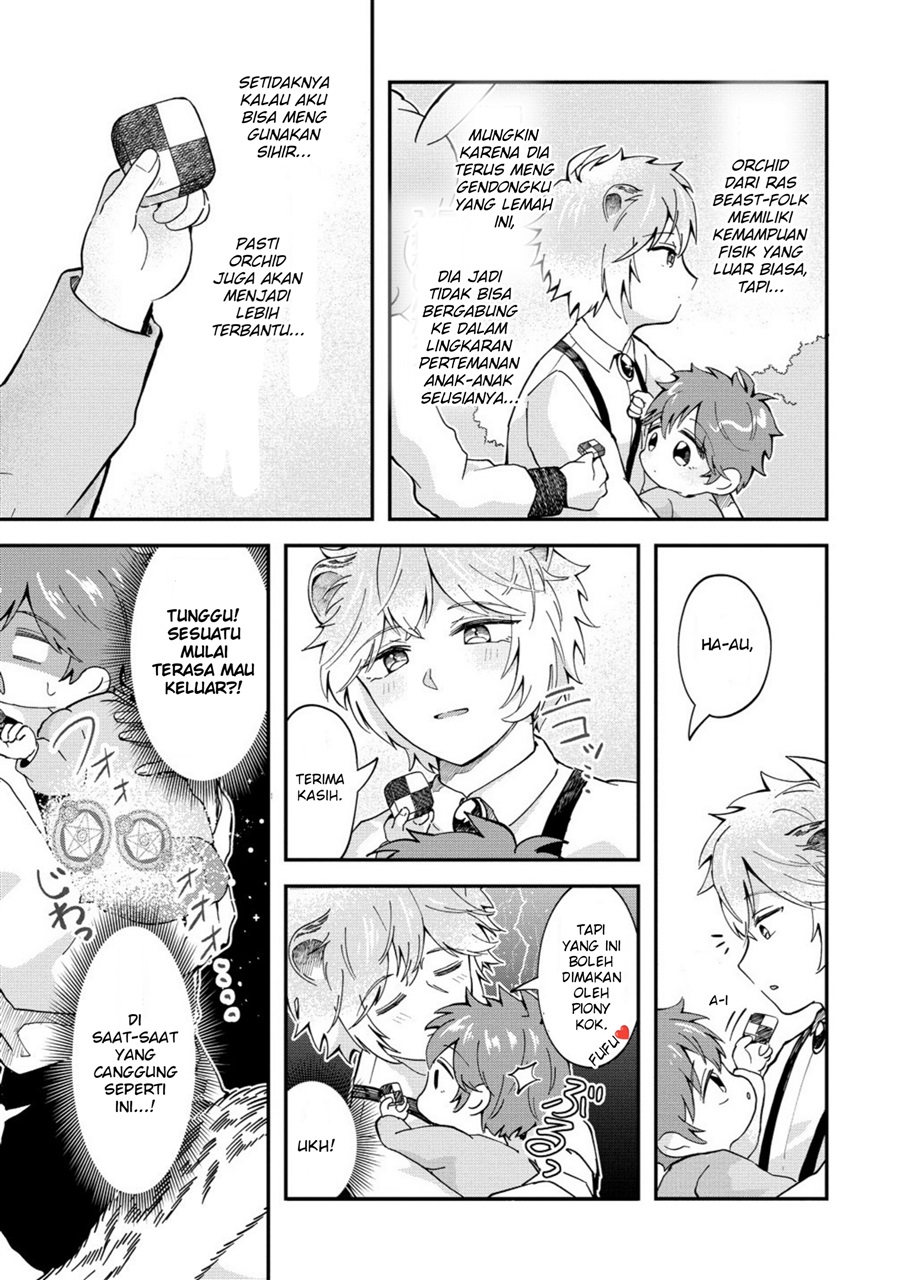 Baca Isekai no Joushiki wa Muzukashii: Kishou de Saijaku na Hitozoku ni Tensei Shita Kedo Butsuri Igai de Saikyou ni Nari Sou Desu Chapter 3.2 Bahasa Indonesia page 14