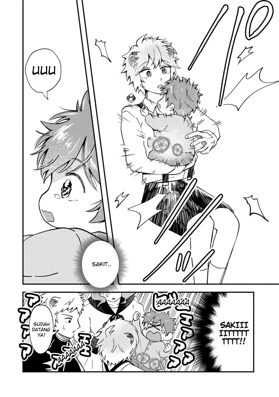 Baca Isekai no Joushiki wa Muzukashii: Kishou de Saijaku na Hitozoku ni Tensei Shita Kedo Butsuri Igai de Saikyou ni Nari Sou Desu Chapter 3.2 Bahasa Indonesia page 16