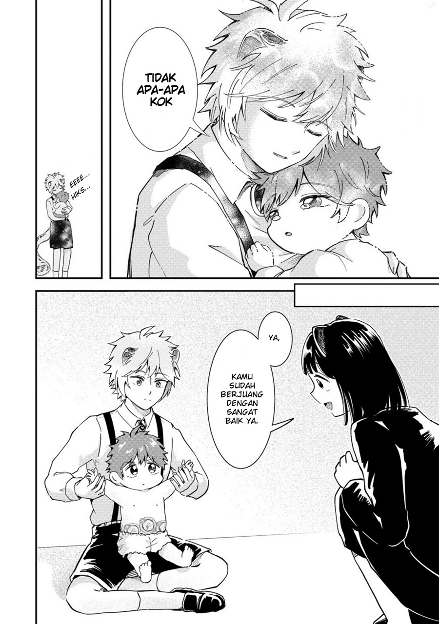 Baca Isekai no Joushiki wa Muzukashii: Kishou de Saijaku na Hitozoku ni Tensei Shita Kedo Butsuri Igai de Saikyou ni Nari Sou Desu Chapter 3.2 Bahasa Indonesia page 20