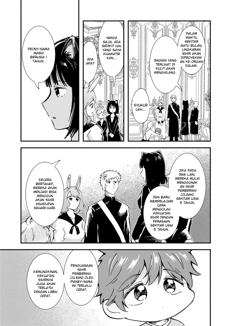 Baca Isekai no Joushiki wa Muzukashii: Kishou de Saijaku na Hitozoku ni Tensei Shita Kedo Butsuri Igai de Saikyou ni Nari Sou Desu Chapter 3.2 Bahasa Indonesia page 22