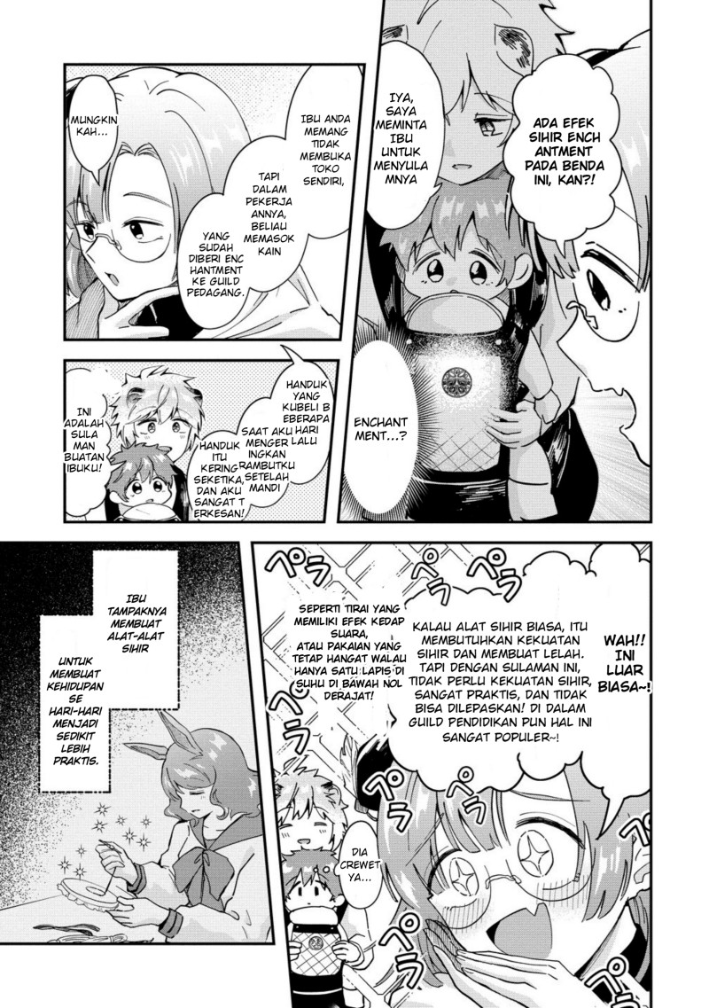 Baca Isekai no Joushiki wa Muzukashii: Kishou de Saijaku na Hitozoku ni Tensei Shita Kedo Butsuri Igai de Saikyou ni Nari Sou Desu Chapter 4.1 Bahasa Indonesia page 14