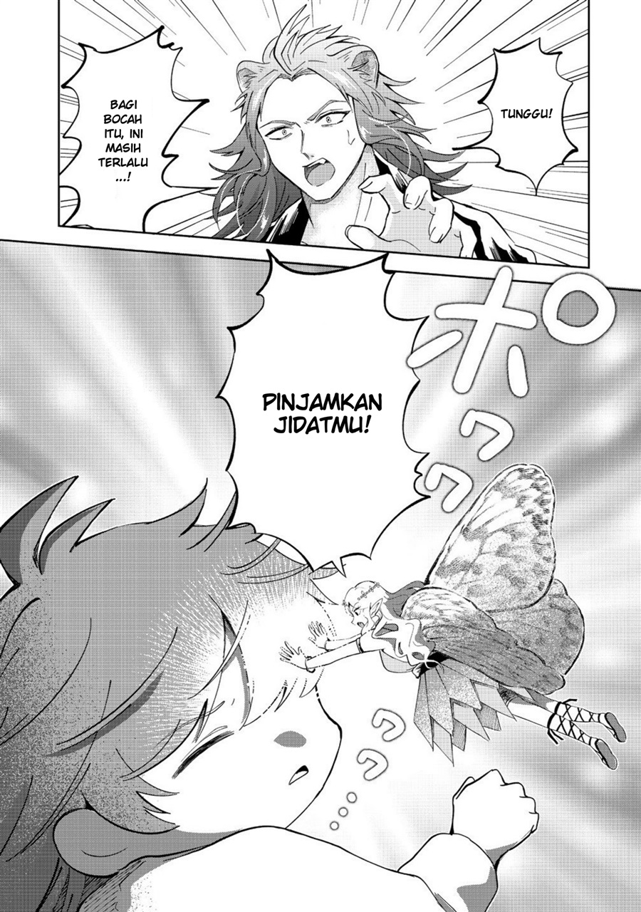 Baca Isekai no Joushiki wa Muzukashii: Kishou de Saijaku na Hitozoku ni Tensei Shita Kedo Butsuri Igai de Saikyou ni Nari Sou Desu Chapter 5.2 Bahasa Indonesia page 20