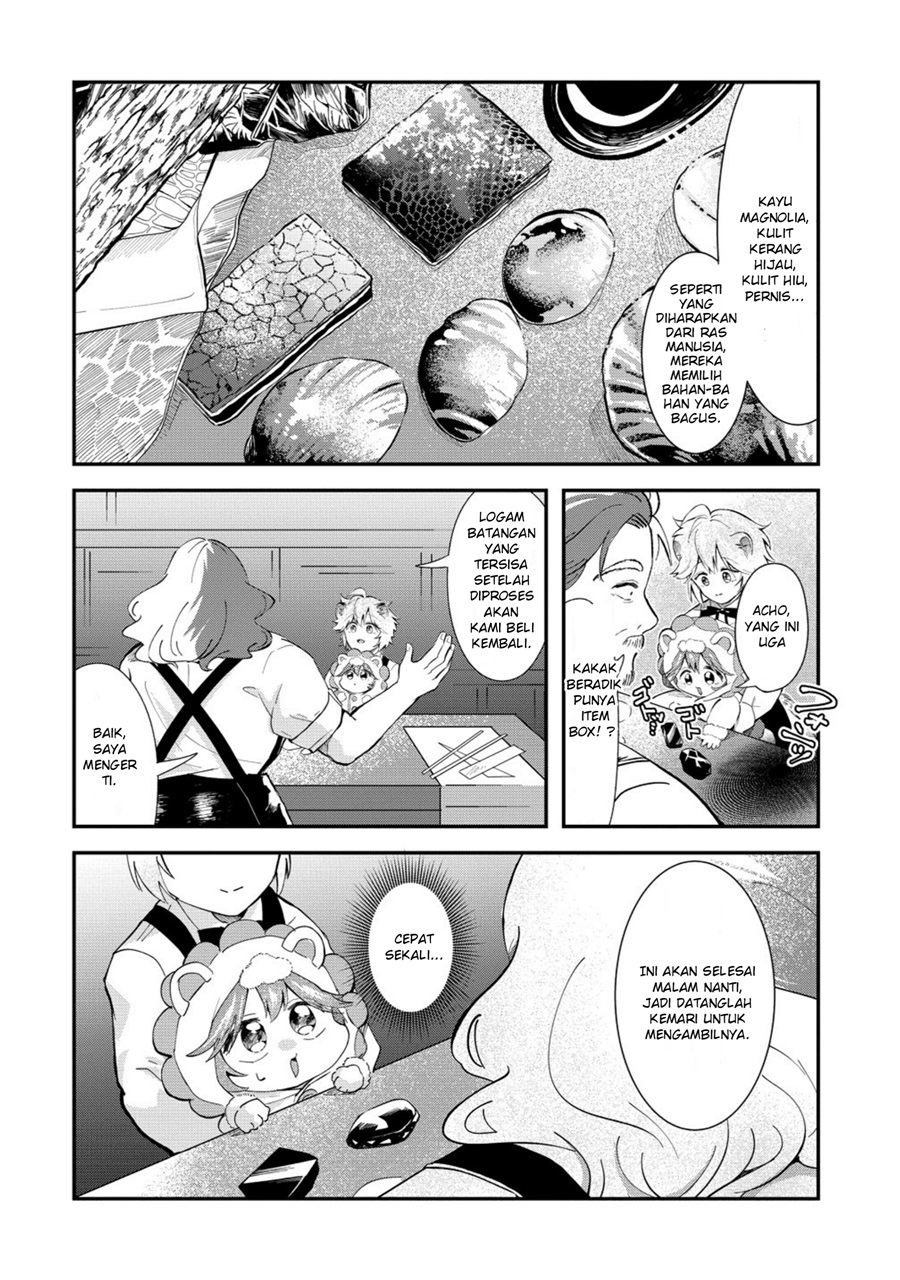 Baca Isekai no Joushiki wa Muzukashii: Kishou de Saijaku na Hitozoku ni Tensei Shita Kedo Butsuri Igai de Saikyou ni Nari Sou Desu Chapter 8 Bahasa Indonesia page 32