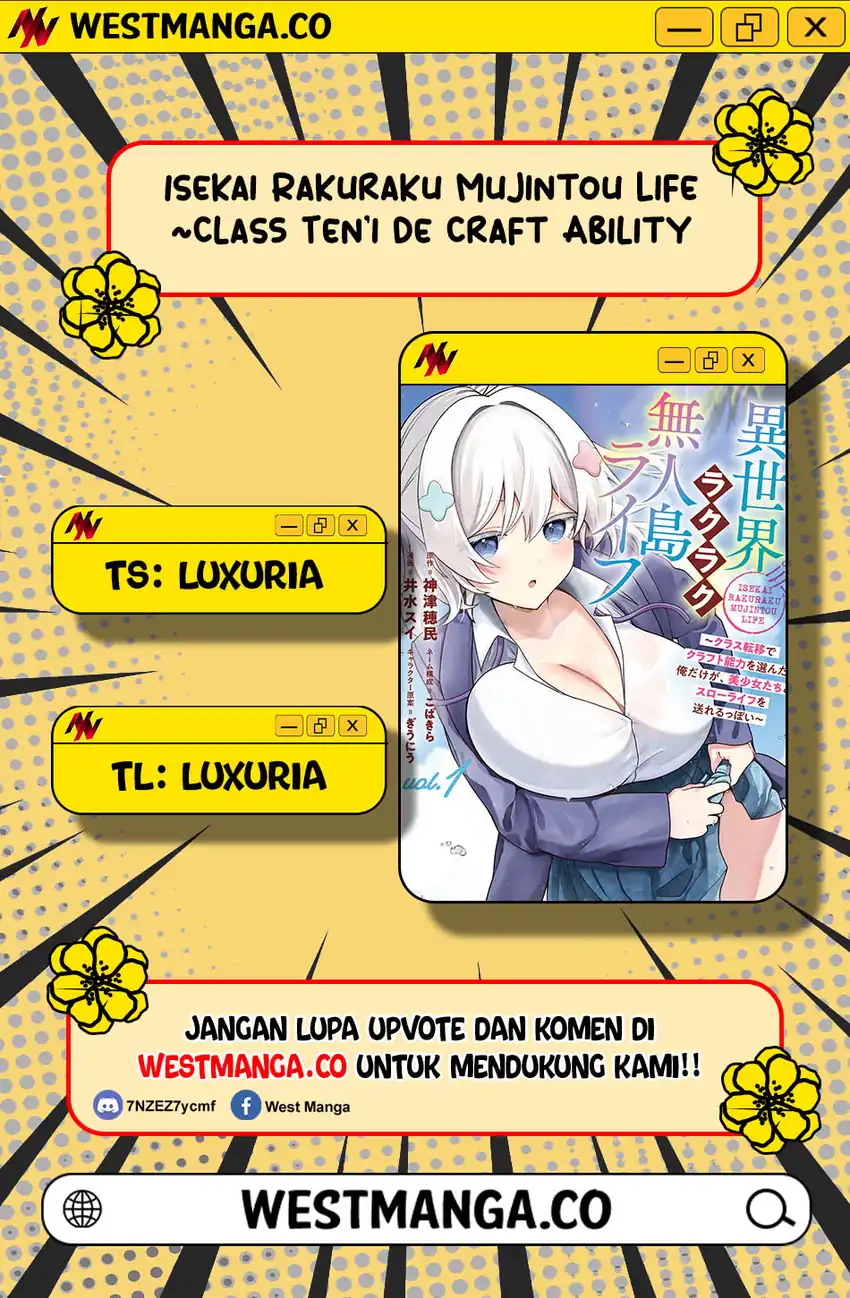 Baca Isekai Rakuraku Mujintou Life: Class Ten'i de Craft Ability o Eranda Ore Dake ga, Bishoujo Tachi to Slow Life o Okureru-ppoi - Chapter 11 halaman 2