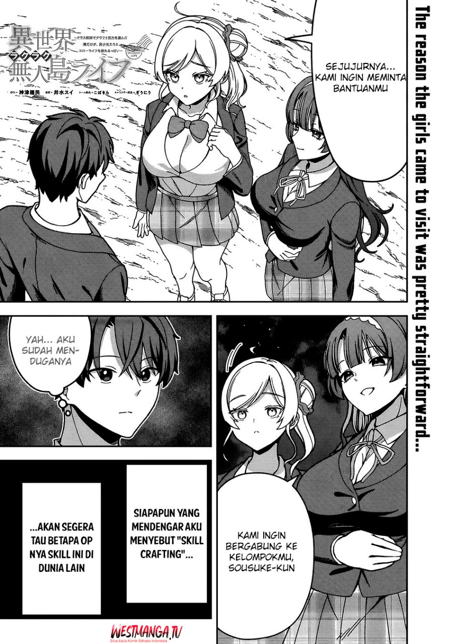 Baca Isekai Rakuraku Mujintou Life: Class Ten'i de Craft Ability o Eranda Ore Dake ga, Bishoujo Tachi to Slow Life o Okureru-ppoi - Chapter 8 halaman 3