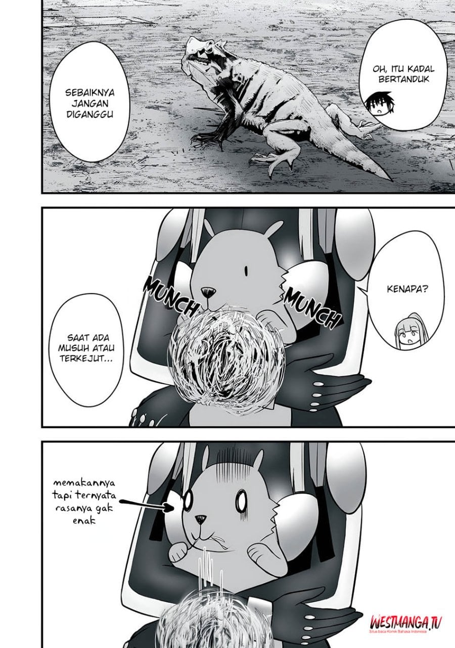 Baca Isekai Rakuraku Survival ~Seizon Skill Tsuwamono no Ore ga Bishoujo Shiri to Kurasu Mujintou Seikatsu~ Chapter 61 Bahasa Indonesia page 48