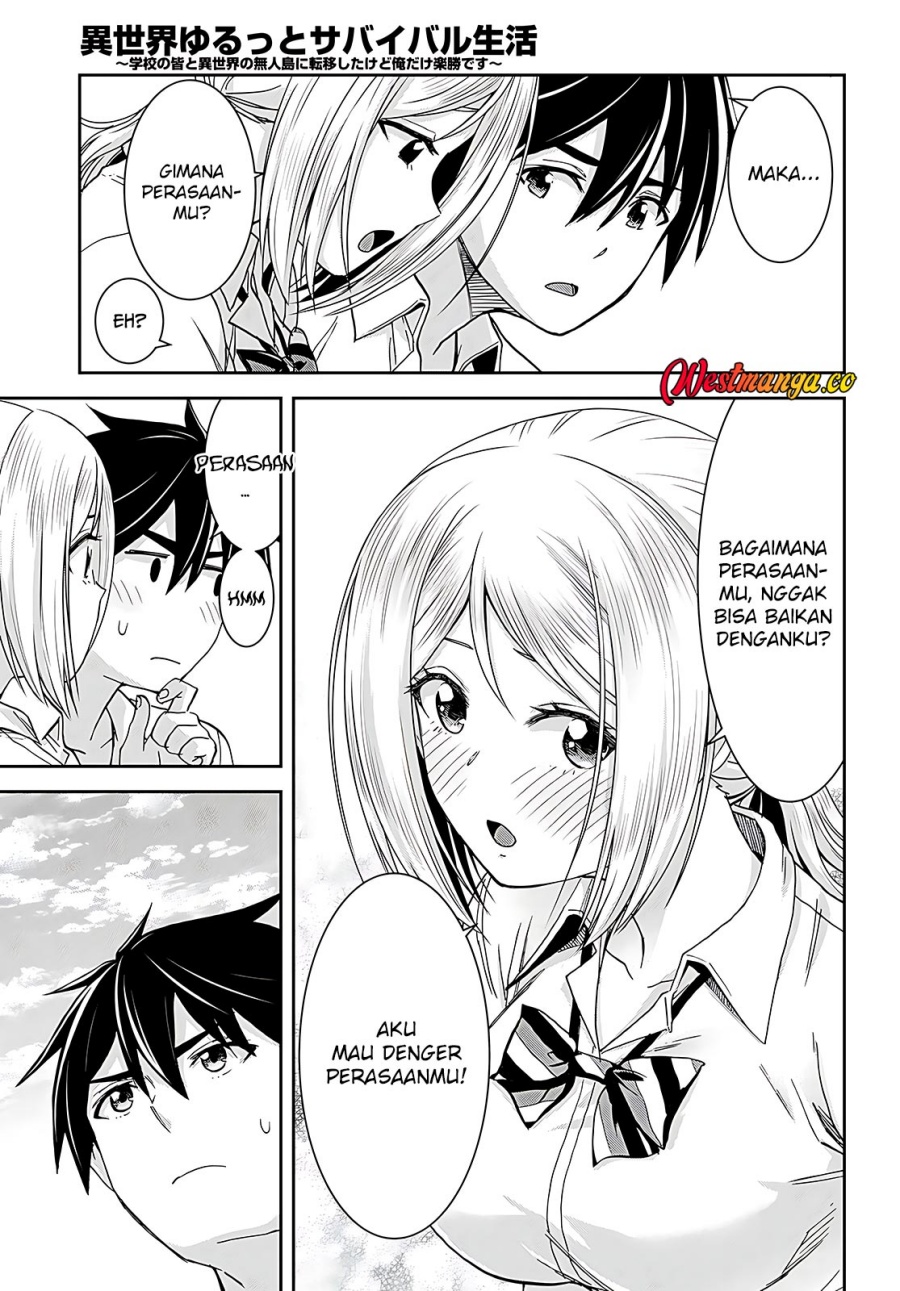 Baca Isekai Yurutto Survival Seikatsu: Gakkou no Minna to Isekai no Mujintou ni Tenishitakedo Ore Dake Rakushou desu - Chapter 38 halaman 24