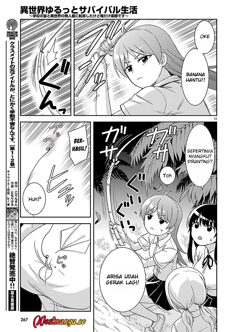 Baca Isekai Yurutto Survival Seikatsu: Gakkou no Minna to Isekai no Mujintou ni Tenishitakedo Ore Dake Rakushou desu - Chapter 39 halaman 15