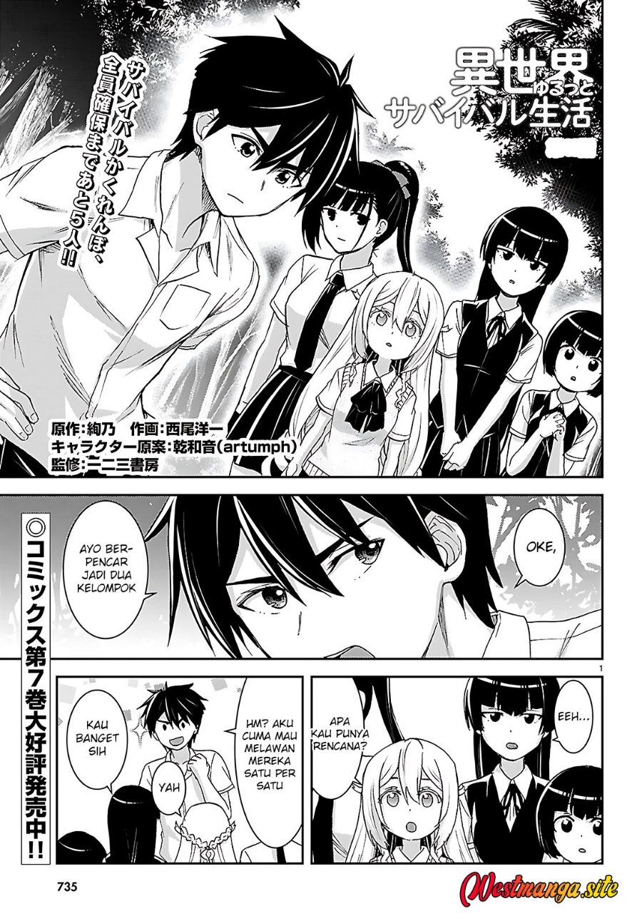 Isekai Yurutto Survival Seikatsu: Gakkou no Minna to Isekai no Mujintou ni Tenishitakedo Ore Dake Rakushou desu Chapter 43 - Page 2