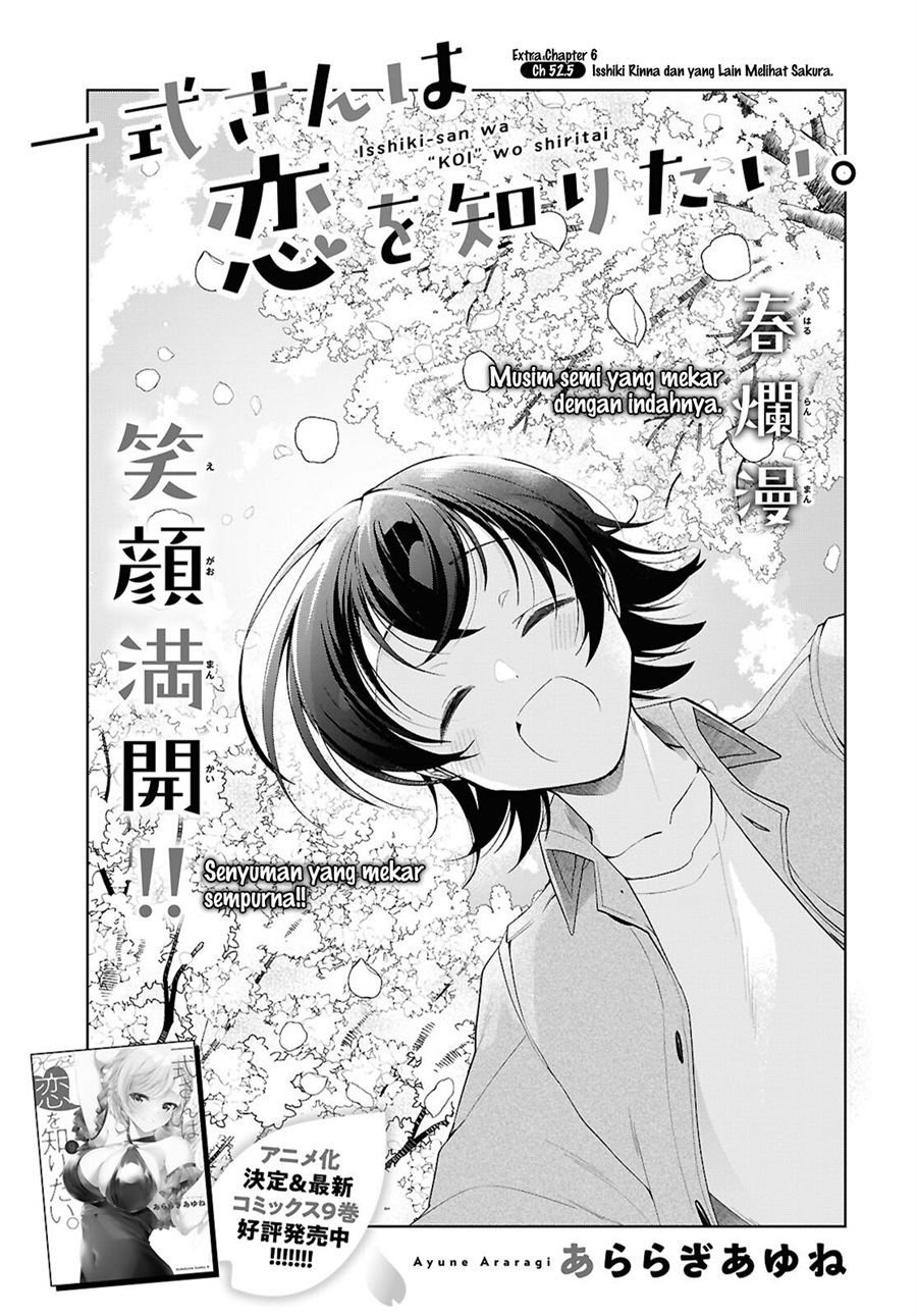 Isshiki-san wa Koi wo shiritai. Chapter 52.5 - Page 2