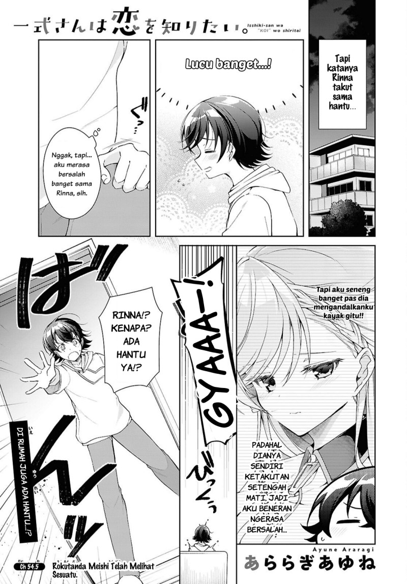 Isshiki-san wa Koi wo shiritai. Chapter 54.5 - Page 2